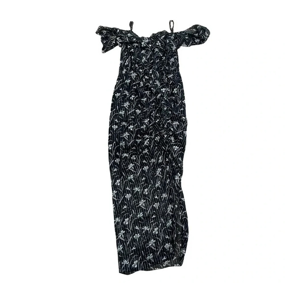 Veronica Beard Black and White Floral Maxi Dress - Picture 6 of 11